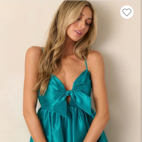 Aakaa NWTs Lifetime Celebrations Teal Dress - Picture 2 of 6